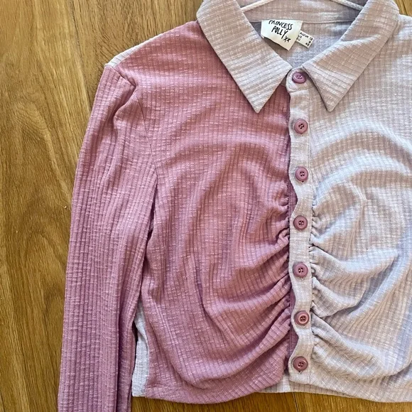 Princess Polly Ruched Button-Up - Picture 7 of 11